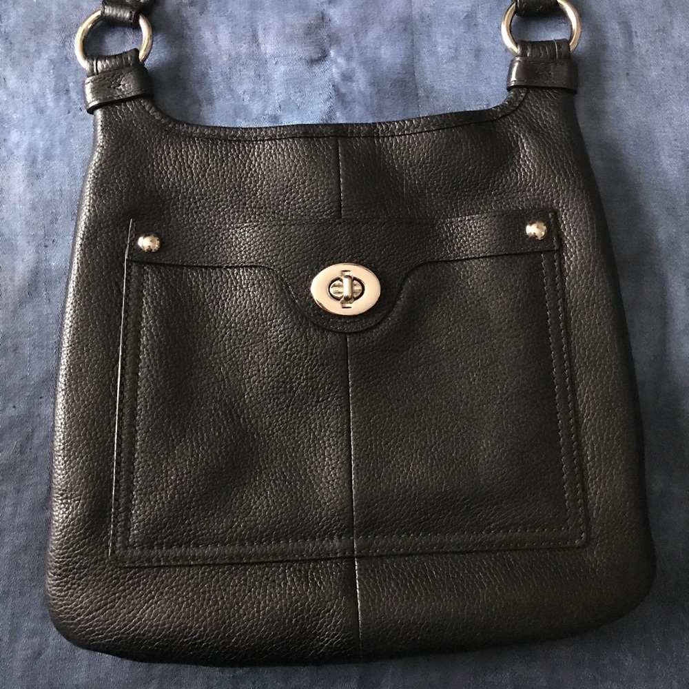 Coach black shoulder bag